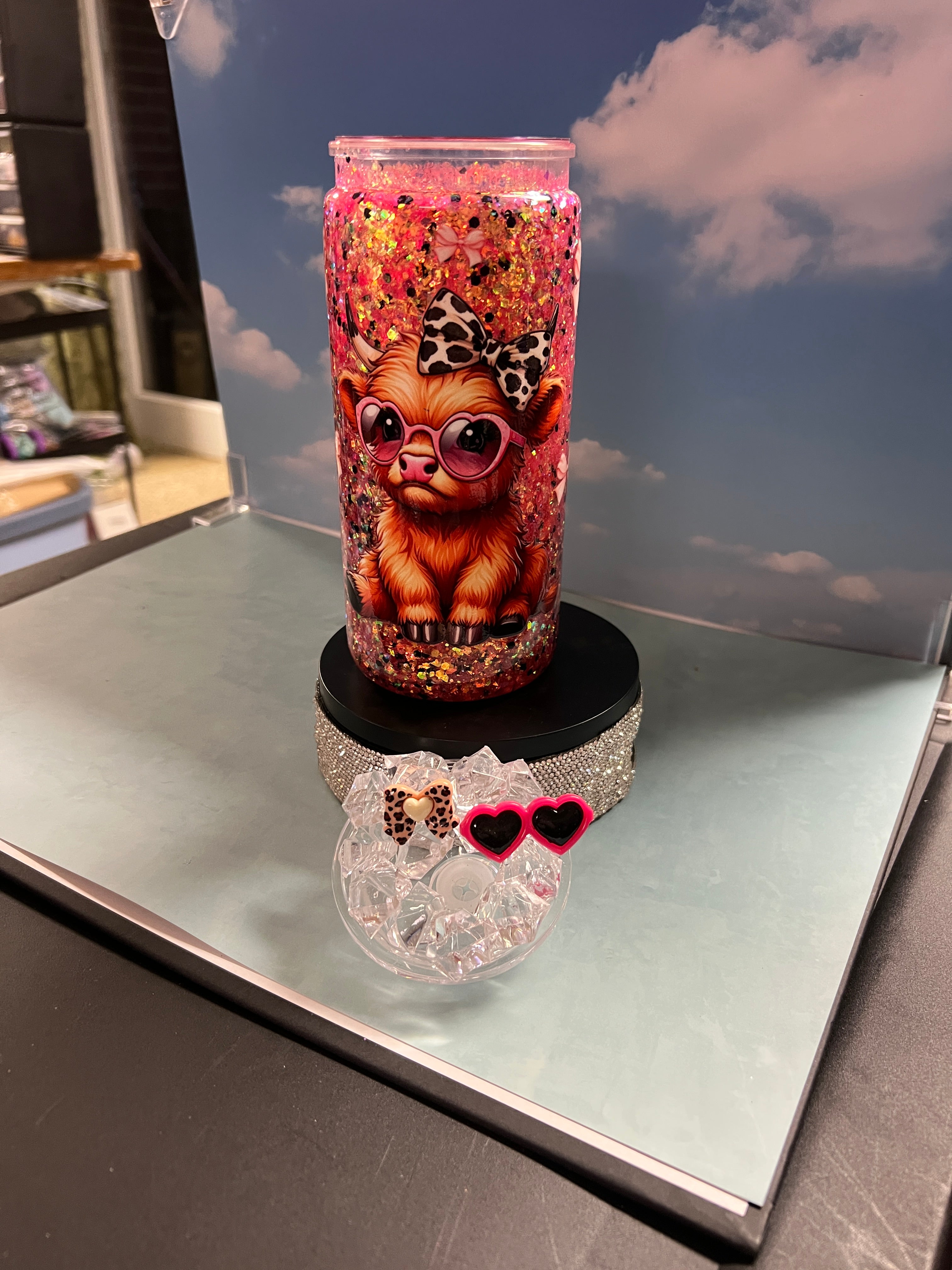 20oz premade with custom lid