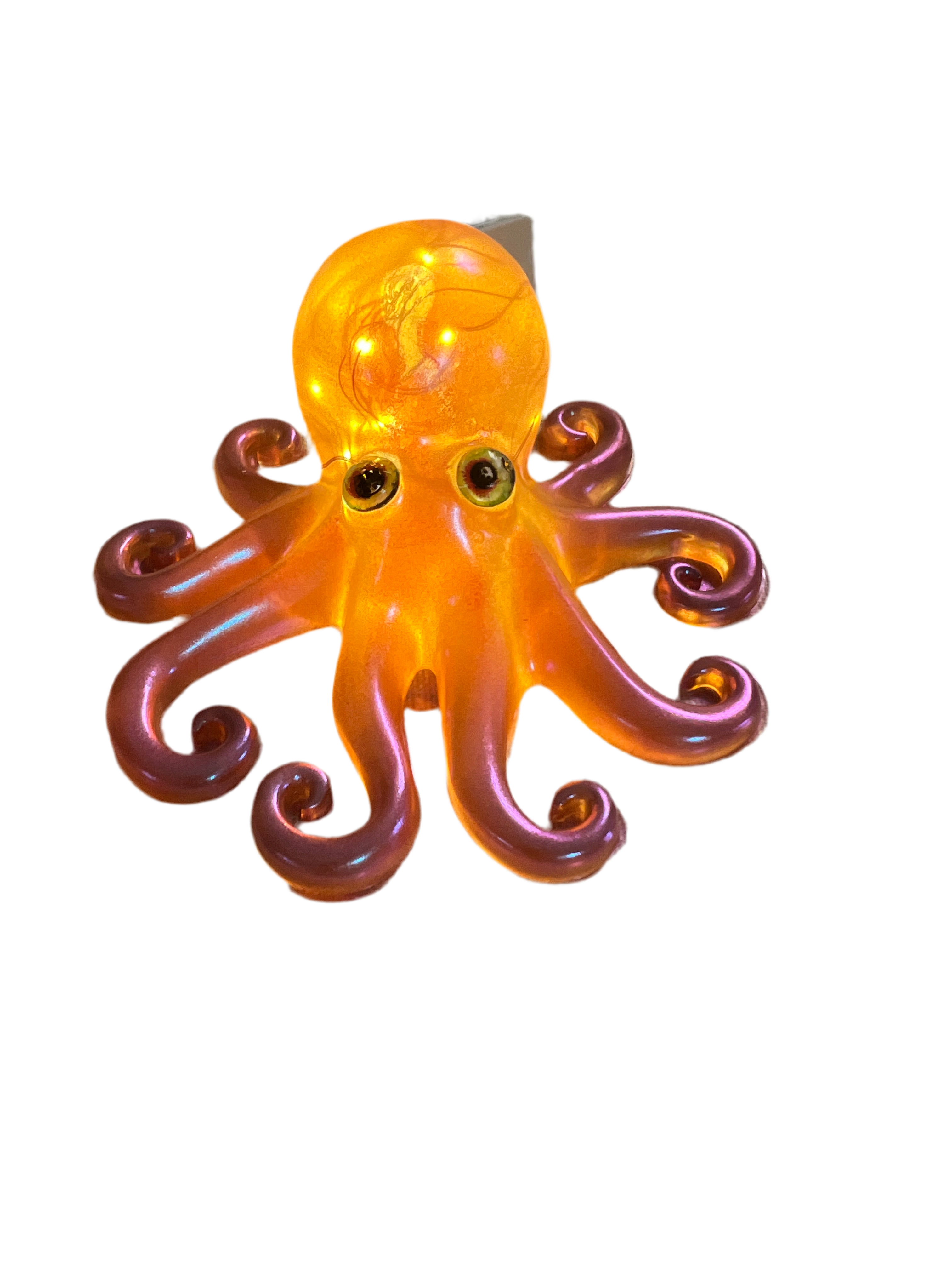 Lighted Resin Octopus