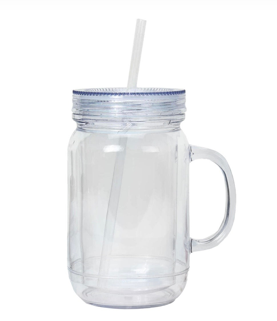 Mason jar tumbler