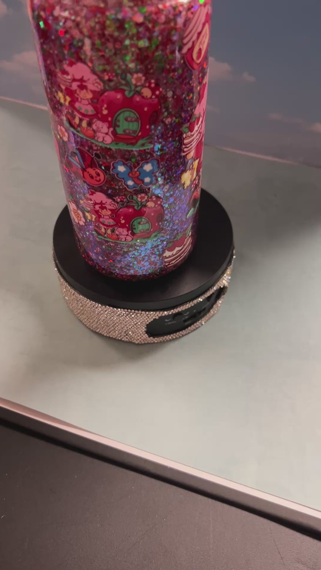 20oz with custom lid