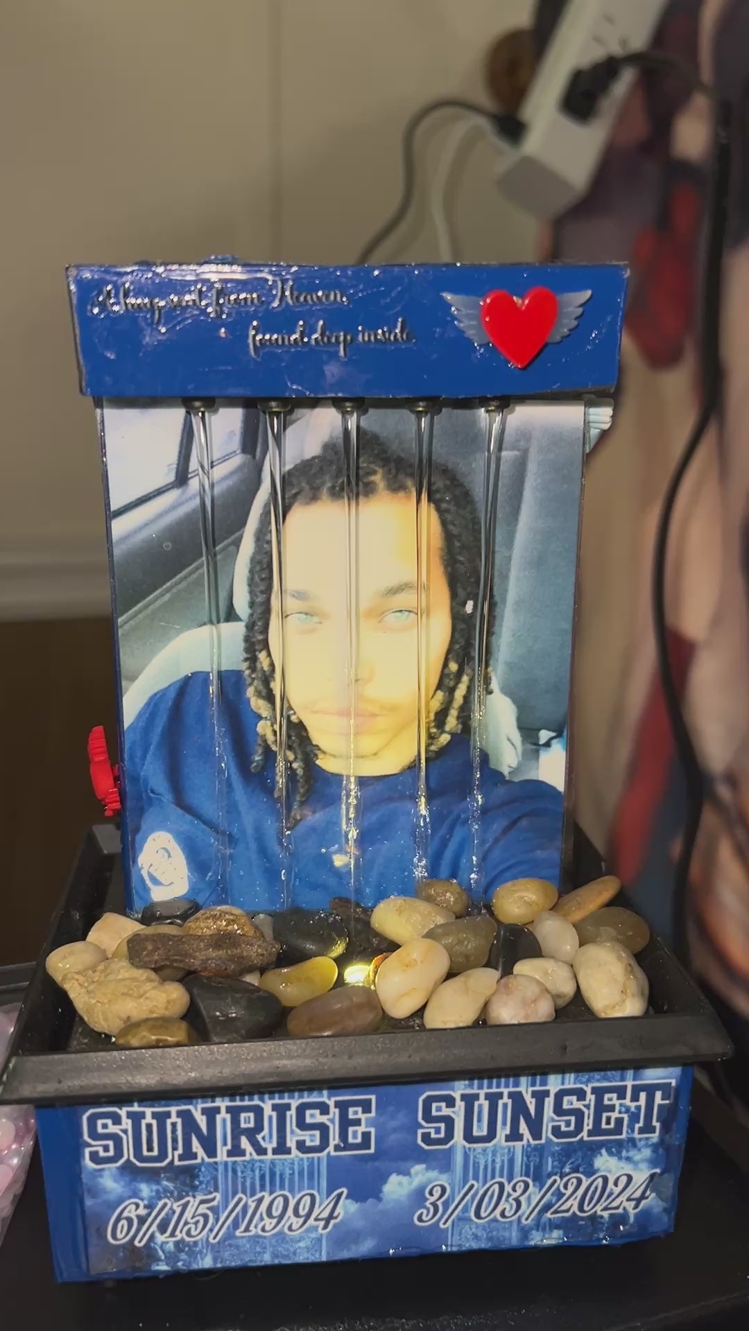 Memorial LED Desktop fountain